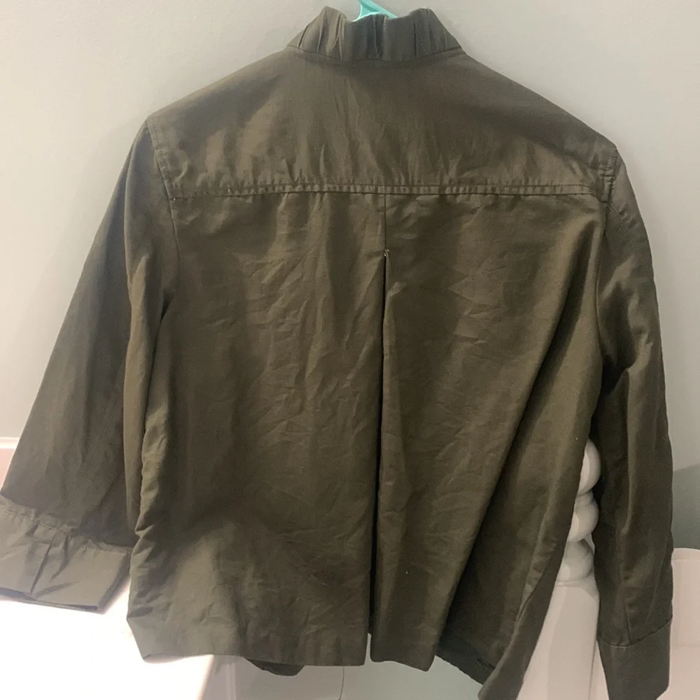 Cold water creek green jacket - Picture 2 of 3